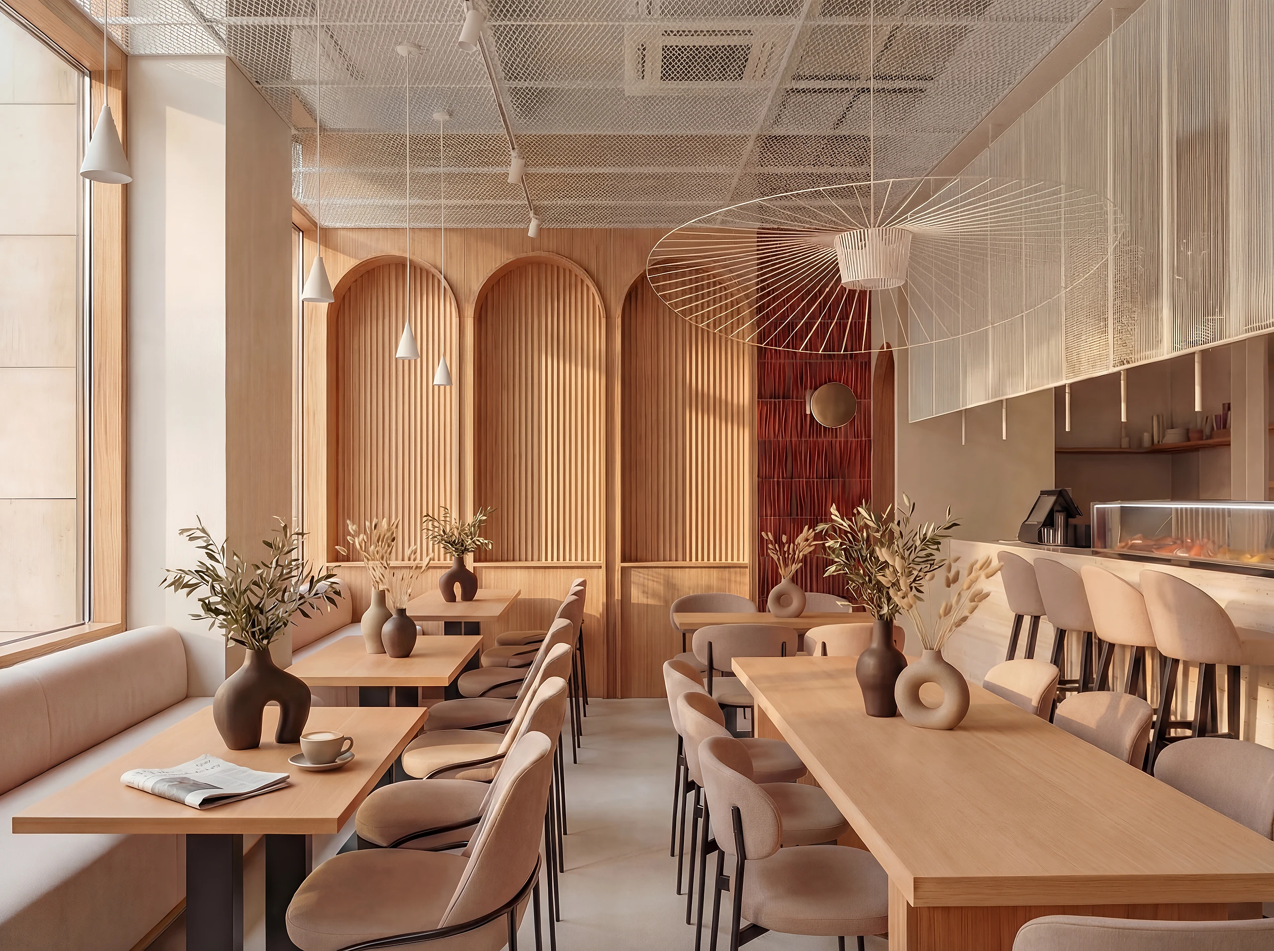 Bistró Dterra, hospitalityprojekt av Wolfblanc